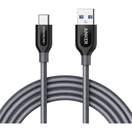 Anker PowerLine+ Cable USB-C a USB 3.0, alta durabilidad, para dispositivos USB tipo C, incluidos Galaxy S8, S8 +, MacBook,