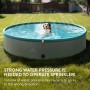 Navaris Piscina para Perros con aspersor - Piscina Plegable para Mascotas de PVC con Lona Protectora - Bañera Redonda de