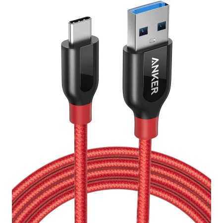 Anker PowerLine+ Cable USB-C a USB 3.0, alta durabilidad, para dispositivos USB tipo C, incluidos Galaxy S8, S8 +, MacBook,