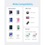 Anker Cable de USB-C a Lightning 310 (negro, 180 cm), certificación MFi, cable de carga rápida para iPhone 14 Plus, 14, 14 Pro