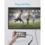 Anker Adaptador USB C a HDMI (4K a 60Hz), Adaptador USB C portátil PowerExpand + de Aluminio, para MacBook Pro, MacBook Air,