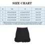 XFSRG Falda Natacion Mujer Ruched Corta Traje de Baño Secado Rápido Sexy Elegante Bikini Faldas Verano Deportivo Playa Surf