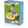 BESTWAY 51128 - Piscina Hinchable Infantil Summer 70 x 24 cm Estructura 3 Anillos y Suelo Hinchable Colores Para Niños Mayores