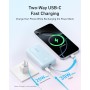 Anker Zolo Power Bank, Cargador Portátil de Alta Velocidad de 10000mAh 30W con Cable USB-C Integrado, Batería para iPhone 16/16