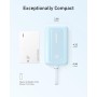 Anker Zolo Power Bank, Cargador Portátil de Alta Velocidad de 10000mAh 30W con Cable USB-C Integrado, Batería para iPhone 16/16