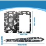 NHPY Id card holder, Harry potte r Soporte para tarjetas de identificación con cordón para tarjetas