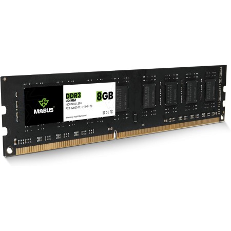 MABUS - Memoria RAM DDR3 8GB 1600MHz UDIMM para PC de Escritorio (PC3-12800)