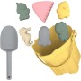 JasCherry 10 Piezas Juguetes de Playa de Silicona, Juguetes Playa Niños Bebe con Cubo Playa, Palas, Juego de Moldes de Arena de