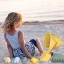 JasCherry 10 Piezas Juguetes de Playa de Silicona, Juguetes Playa Niños Bebe con Cubo Playa, Palas, Juego de Moldes de Arena de