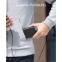 Anker PowerCore 13000, Batería Externa Universal, Micro-USB, 13000 mAh para iPhone 16/15 Series, USB, 46,8 WH, Negro