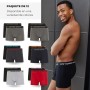 Antonio Rossi (paquete de 12) boxers ajustados para hombre - Calzoncillos tipo bóxer para hombre con cintura elástica