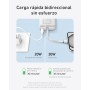 Anker Zolo Power Bank, Cargador Portátil de Alta Velocidad de 10000mAh 30W con Cable USB-C Integrado, 1 USB-C & A, Batería para