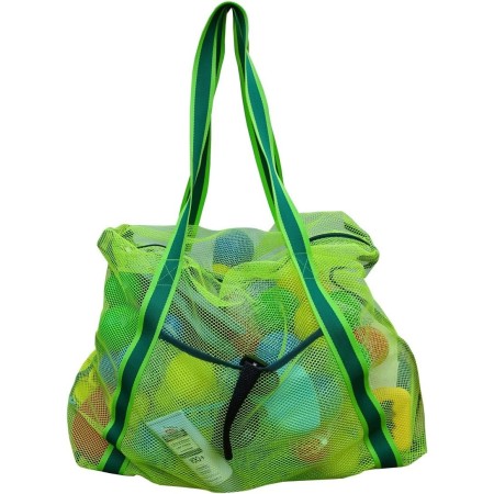 Leberna Bolsa de playa de malla grande, plegable, ligera, resistente, para juguetes