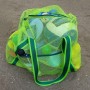 Leberna Bolsa de playa de malla grande, plegable, ligera, resistente, para juguetes
