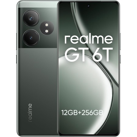 realme GT 6T Smartphone 5G,12GB+256GB Telefono Movil,6.78" 120Hz Pantalla ultrabrillante de 6000 nits,Snapdragon 7+ Gen 3,Cámara