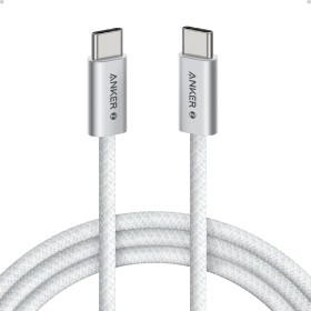 Anker Cable USB C a USB C Zolo, 240W cable de carga rápida tipo C trenzado y anti-suciedad, conector delgado, para iPhone serie