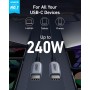 Anker 765 Cable USB-C a USB-C (140W 90cm), Cable USB 2.0 de carga rápida para MacBook Pro 2021, iPad Pro, iPad Air 4, Samsung