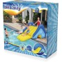 BESTWAY Tobogán Hinchable Infantil para Piscina Giant Pool 247x124x100 cm Multicolor