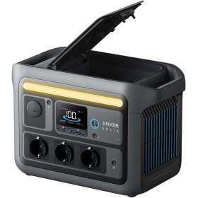 Anker SOLIX C800 Portable Power Station, generador solar 1200 W (pico 1600 W), carga completa 58 min, batería LiFePO4 768 Wh