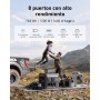 Anker SOLIX C800 Portable Power Station, generador solar 1200 W (pico 1600 W), carga completa 58 min, batería LiFePO4 768 Wh