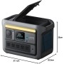 Anker SOLIX C800 Portable Power Station, generador solar 1200 W (pico 1600 W), carga completa 58 min, batería LiFePO4 768 Wh