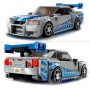 LEGO Speed Champions Nissan Skyline GT-R (R34) de 2 Fast 2 Furious, Maqueta de Coche Juguete para Construir, Minifigura de Brian