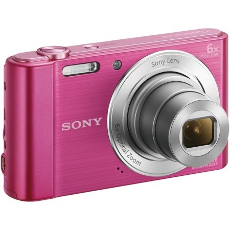 Sony DSC-W810 - Cámara compacta de 20.1 Mp (pantalla de 2.7", zoom óptico 6x, estabilizador digital), plateado