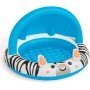 BESTWAY Piscina Hinchable Infantil Safari Cebra 97x66 cm Azul