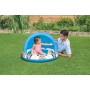 BESTWAY Piscina Hinchable Infantil Safari Cebra 97x66 cm Azul