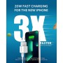 Anker Cargador iPhone Carga Rapida USB C 20 W 511 (Nano),PIQ 3.0 Mini,Adecuado para iPhone 16/16 Mini/16 Pro/16 Pro