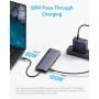 Anker USB-C Hub (14-in-1, Triple Display), HDMI 4K a 60 Hz con Power Delivery de 100 W, Puertos USB-C y USB-A de 5 Gbps,
