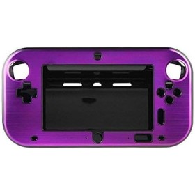 OSTENT Funda de Caja de Metal de Aluminio Duro antichoque Carcasa Shell Compatible con Nintendo Wii U Gamepad Color púrpura