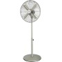 Cecotec EnergySilence 600 WoodDesk Desk Fan, 40 W, Wood Colour Finish, Diameter 12" with 4 Blades, 3 Speeds, Oscillation,