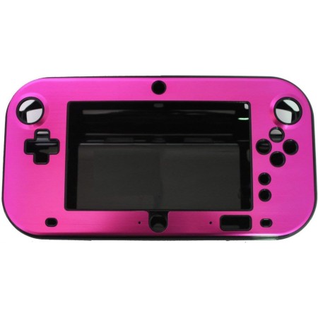 OSTENT Funda de Caja de Metal de Aluminio Duro antichoque Carcasa Shell Compatible con Nintendo Wii U Gamepad Color púrpura