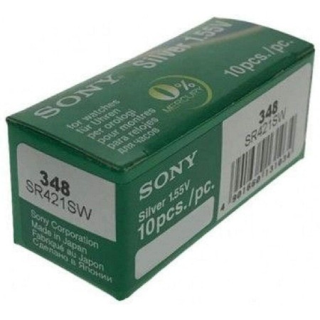 Pila de Boton Sony bateria Original Oxido de Plata SR726SW en Blister 1X Unidad