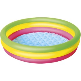 Bestway 51104 - Piscina Hinchable Infantil Summer Ø102x25 cm, Redondo, 3 años a 99 años