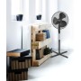 Bestron Pedestal fan with three speeds, fan with oscillation function of 75° and adjustable height up to 122 cm, Ø 45 cm, 45 W,