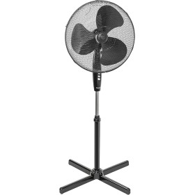 Bestron Summer Breeze Pedestal Fan, Plastic, Black