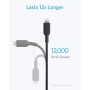 Anker Cable iPhone, PowerLine II Cable USB C Carga Rapida, certificado MFi, para iPhone 13/13 Pro/12/12 Pro Max/11 Pro/X/XS/XR/8