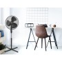 Bestron Pedestal fan with three speeds, fan with oscillation function of 75° and adjustable height up to 122 cm, Ø 45 cm, 45 W,