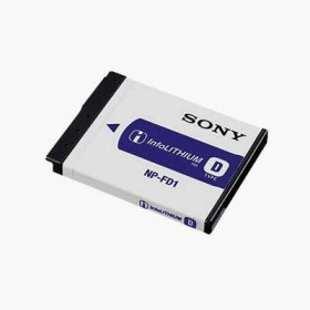 Sony NP-FD1 Ión de Litio 680mAh 3.6V batería Recargable - Baterías Recargables (680 mAh, Ión de Litio, 3,6 V, Blanco)
