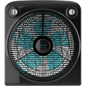 Cecotec EnergySilence 6000 PowerBox Black Floor Fan with Timer, 50 W, 5 x 30 cm Diameter Blades, 3 Speeds, Copper Motor, Rotary