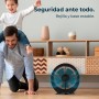 Cecotec EnergySilence 6000 PowerBox Floor Fan with Timer, 50 W, 5 Blades, 30 cm Diameter, 3 Speeds, Copper Motor, Rotary Grille,