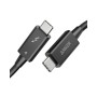 Cable certificado Anker Thunderbolt 4, cable de USB-C a USB-C de 2 m de 100 W, compatible con 8K y transferencia de datos a 40