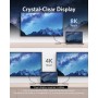 Cable certificado Anker Thunderbolt 4, cable de USB-C a USB-C de 2 m de 100 W, compatible con 8K y transferencia de datos a 40