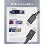 Cable certificado Anker Thunderbolt 4, cable de USB-C a USB-C de 2 m de 100 W, compatible con 8K y transferencia de datos a 40