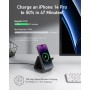 Cargador MagSafe, Cargador Anker 737 MagGo (estación 3 en 1) con Carga rápida máxima de 15 W con certificación MFi, para iPhone