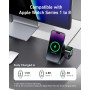 Cargador MagSafe, Cargador Anker 737 MagGo (estación 3 en 1) con Carga rápida máxima de 15 W con certificación MFi, para iPhone