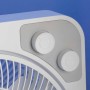 JATA JVVS3016 Floor Fan with 3 Ventilation Levels with Timer Air Flow 1017 m3/h 6 Blades with Carry Handle 45 W Only 58 dB