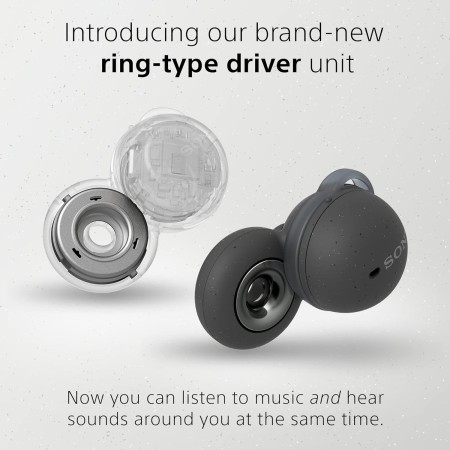 Sony LinkBuds - Innovadores auriculares Inalámbrico con diseño de anillo abierto que te mantienen conectado al mundo que te